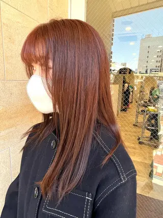 ロング カラー レイヤーカット×艶髪 /Ayanaのヘアスタイル