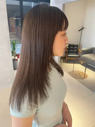 ロング 髪質改善・水素カラー ARIA(ému)のヘアスタイル