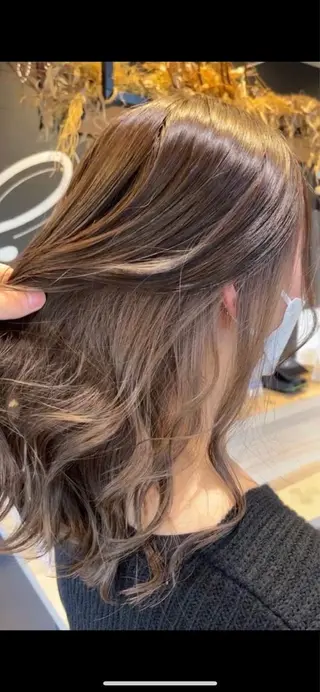 ミディアム カラー 名古屋/デザイン/ ブリーチ/松井亮磨のヘアスタイル