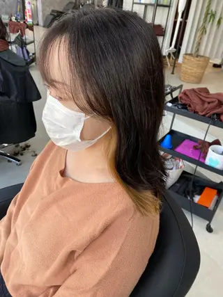 セミロング まつ毛パーマ専門 茉里のヘアスタイル