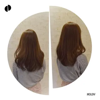 セミロング カラー ✨縮毛矯正✨髪質改善 ナカシマ ユミのヘアスタイル