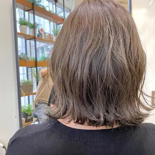ミディアム カラー ヘアアレンジ tane.所属・【ダメージレス施術】 【透明感】北村 拓也のヘアスタイル