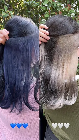ロング カラー 髪質改善/縮毛矯正 レイヤー/松川匠のヘアスタイル