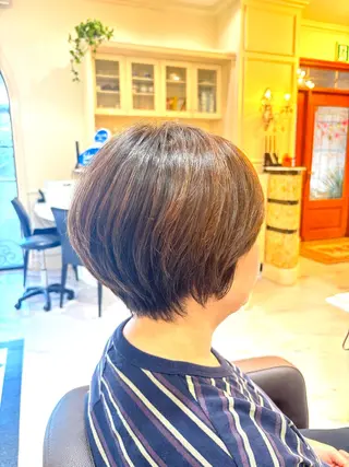 ショート 竹之内 香織のヘアスタイル