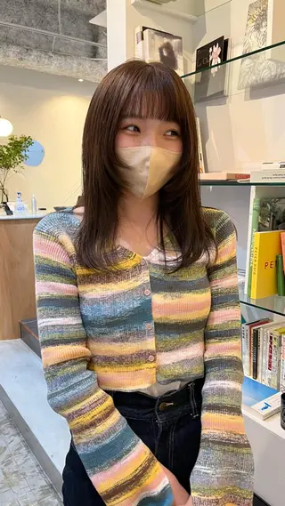 セミロング KOCHAB所属・KOCHAB 中村穂風のヘアスタイル