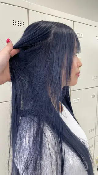 カラー Mayu/ブリーチ/ 抜け感hairのヘアスタイル
