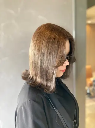 ミディアム カラー PAPASS所属・松島 大己のヘアスタイル