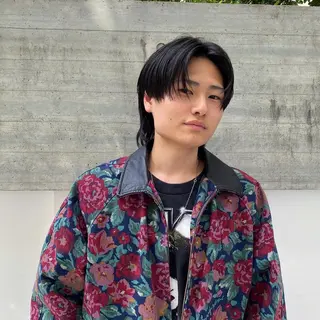 メンズ パーマ、髪質改善 カズマのヘアスタイル