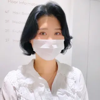 ミディアム 韓国くびれレイヤー 🇰🇷はづきのヘアスタイル