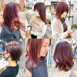 カラー 韓国風デザイン 💐MIZUKI💐のヘアスタイル