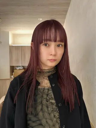 カラー sakura/暖色/ 透明感/艶カラーのヘアスタイル