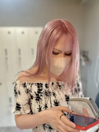 セミロング sherry大国町所属・sherry❣️ ＲＥＮＡのヘアスタイル