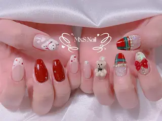 ネイル MxS Nail 【長さだし/フィルイン/マグネット/ワンホンネイル/韓国ネイル/パラジェル】所属・M×S Nail みなのネイルデザイン