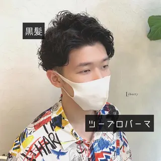 ショート パーマ メンズ メンズ指名多数!! SiLO 田島のヘアスタイル