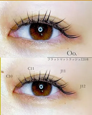 マツエク・マツパ Oo.所属・平山 ゆかのマツエク・マツパデザイン