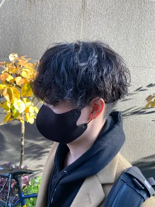 パーマ メンズ メンズブリーチカラー /パーマ ごーた立川のヘアスタイル