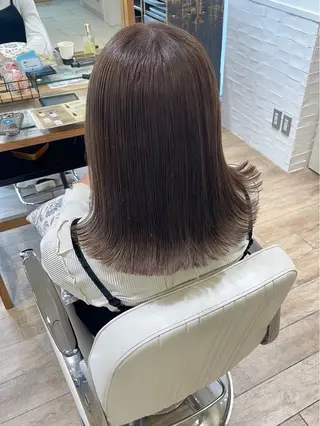 ロング カラー ハイトーン/カラー /縮毛矯正/松田健佑のヘアスタイル