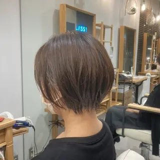 ショート 🌈割れない顔周り 中村隆寛のヘアスタイル