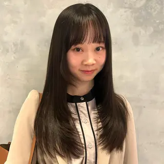 ロング カラー 透明感/レイヤー/ 髪質改善/あやか🤍のヘアスタイル