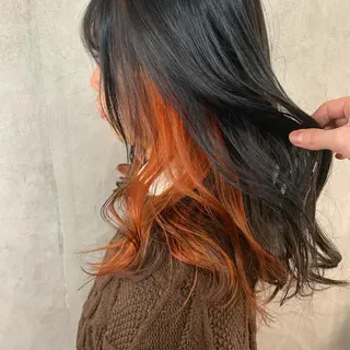 ロング カラー Geniee horie所属・ともや 髪質改善縮毛矯正のヘアスタイル