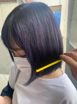 ショート カラー ヘアアレンジ 🎀 amii Hitomi  🎀のマツエク・マツパデザイン