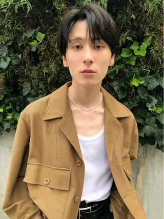 ショート メンズ🍃ナチュラル 韓国風ヘアRENのヘアスタイル