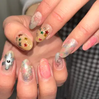 ネイル 🪐富島彩夏 /海外nail🪐のネイルデザイン