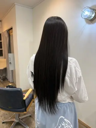 ロング 阪口 麗宇のヘアスタイル