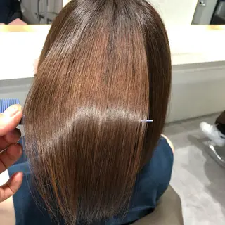 ミディアム カラー ムトウセイマ/艶髪 /艶ケアWブリーチのヘアスタイル