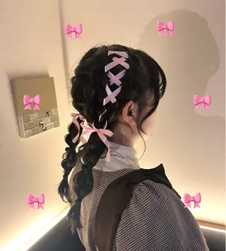 ミディアム 🩵tocca yui🩵のヘアスタイル