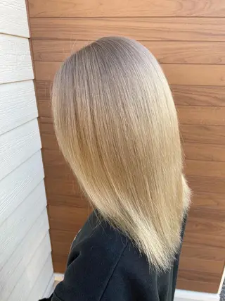 セミロング カラー Matsubara asuka  ☪︎のヘアスタイル