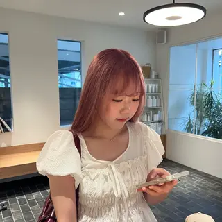 ロング カラー ワタナベ モカ🦢のヘアスタイル