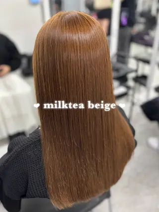 カラー かわいい艶髪🤍 れいな🤍のヘアスタイル