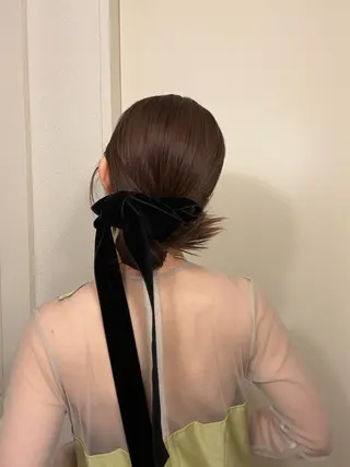 ヘアアレンジ ALVAREZ BARBER SHOP所属・takebuchi harukaのヘアスタイル
