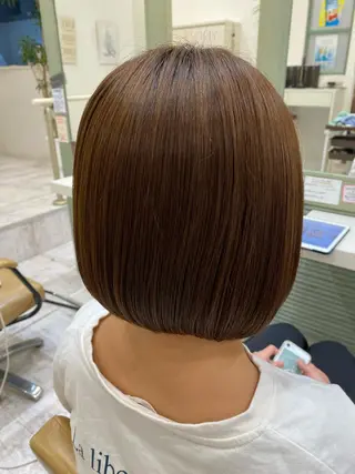 ミディアム 肥後 有紗のヘアスタイル