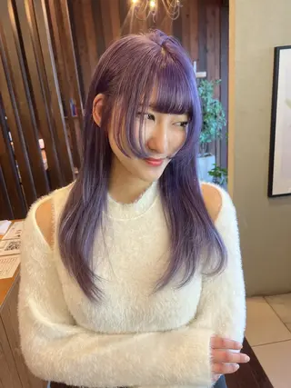 ロング カラー 具志 正太のヘアスタイル