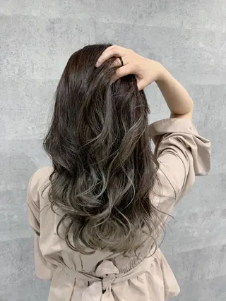 ロング カラー _WHITE 天神店 YUMEKA🐻のヘアスタイル