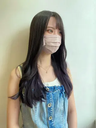 ロング カラー 栗田 大輝のヘアスタイル