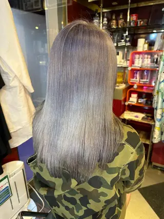 カラー カット/ピンク/ ラベンダー/長谷恵花のヘアスタイル