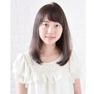 ミディアム カラー KIZU 髪質改善 オカルト怪談のヘアスタイル