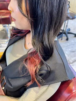 ロング カラー 🍭透明感カラー 志賀拓海🍬🌈のヘアスタイル