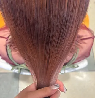 セミロング カラー 透明感カラー/ くびれヘア/ユウユのヘアスタイル