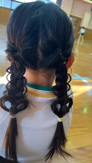 セミロング ヘアアレンジ 桑原 りゆのヘアスタイル