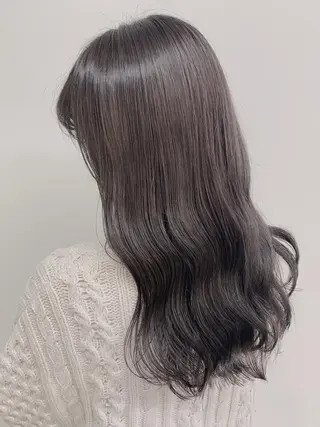 ロング カラー ⛄️冬の透明感 カラー⛄️大西のヘアスタイル