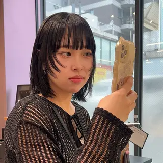 ミディアム VIEW Tokyo所属・🎀ミディアムボブ/ 縮毛矯正/ひかりのヘアスタイル