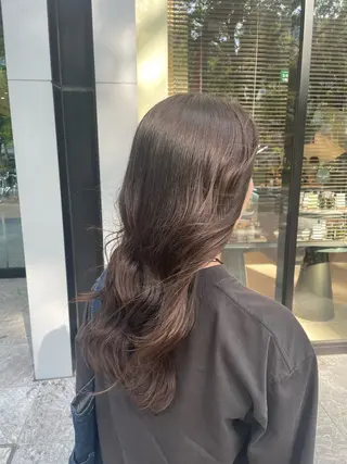 ロング カラー 透明感カラー 縮毛矯正/ジャックのヘアスタイル