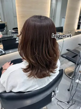 ミディアム ナカバチ ユイ🌼 Rizm greenのヘアスタイル
