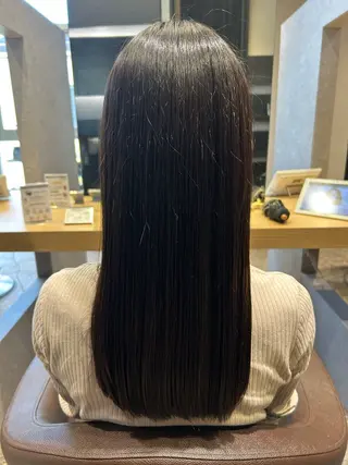 セミロング Moana大宮店所属・石坂駿伍/縮毛矯正/ ストレート/髪質改善のヘアスタイル