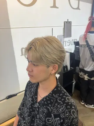 ショート パーマ メンズ 毛流れヘアの達人 店長　須田龍世のヘアスタイル