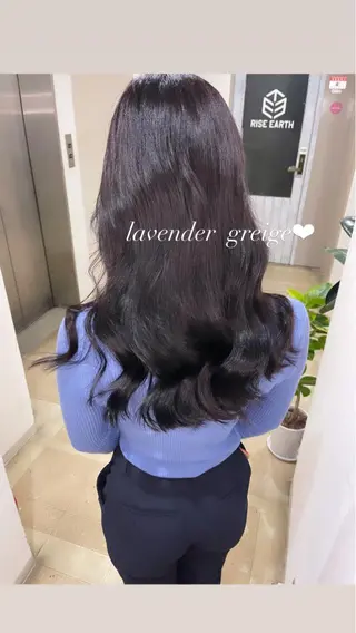 セミロング 韓国 / 中国ヘア 🦋Noniのヘアスタイル